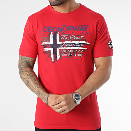 Geographical Norway - Tee Shirt Rouge