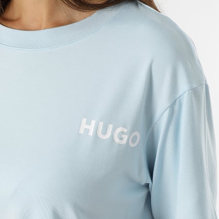 HUGO - Tee Shirt Femme 50490707 Bleu Clair