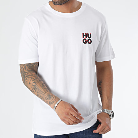 HUGO - Lot De 2 Tee Shirts Dimento 50492550 Noir Blanc