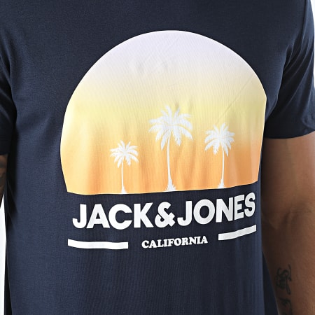 Jack And Jones - Juego de 3 camisetas Deacon White Orange Navy