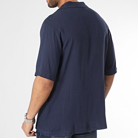 KZR - Camisa azul marino de manga corta