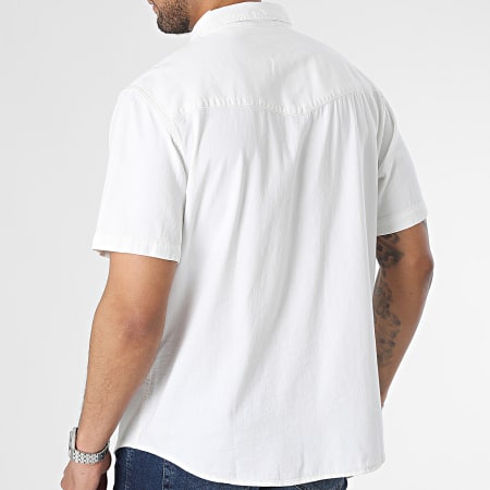 Levi's - Camisa vaquera relajada de manga corta A5722 Blanca