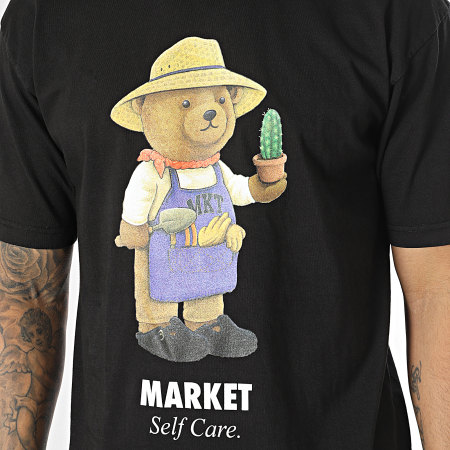 Market - Tee Shirt Botanical Bear Noir