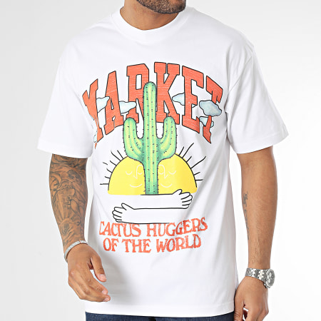 Market - Camiseta Cactus Lovers Blanca