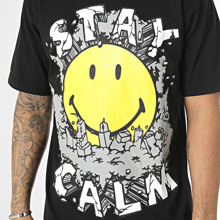 Market - Tee Shirt Stay Calm Noir