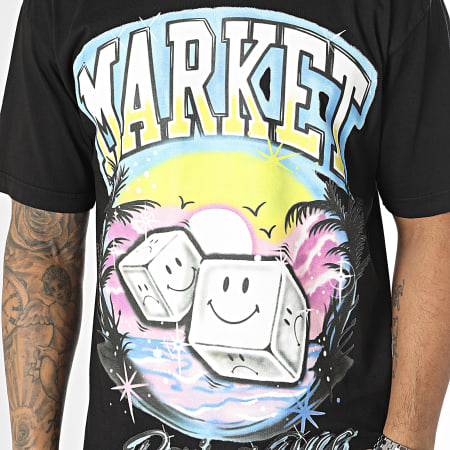 Market - Camiseta Par De Dados Negra