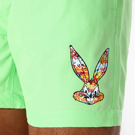 Looney Tunes - Bugs Bunny Graff Bermuda Verde Fluo