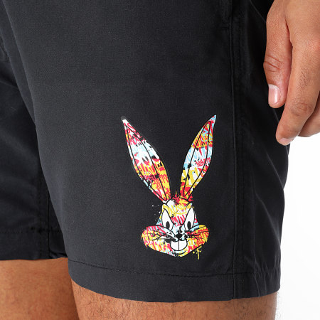 Looney Tunes - Bugs Bunny Graff Shorts de baño Negro