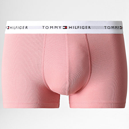 Tommy Hilfiger - Cotton Essentials Signature Boxer Set de 3 2763 Azul Marino Blanco Rosa