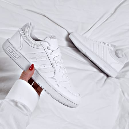 Adidas Sportswear - Baskets Femme Hoops 3 Low Classic GW0433 Cloud White