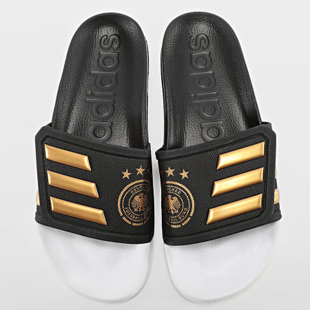 Adidas Sportswear - Claquettes Adilette TND Deutscher Fussball-Bund GX9706 Nero Oro