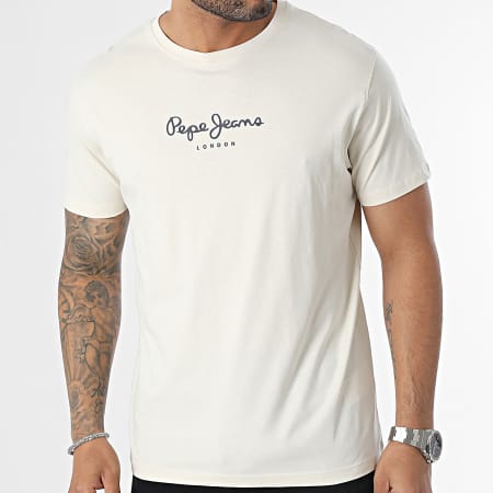 Pepe Jeans - Camiseta Edward Beige Claro