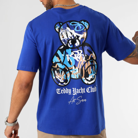 Teddy Yacht Club - Tee Shirt Oversize Large Art Series Blue Bleu Roi