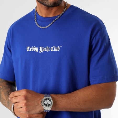 Teddy Yacht Club - Tee Shirt Oversize Large Art Series Blue Bleu Roi