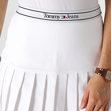Tommy Jeans - Jupe Femme Logo 5926 Blanc