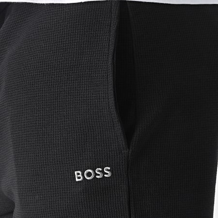 BOSS - Pantalones cortos Waffle 50480828 Negro