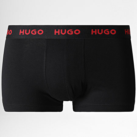 HUGO - Lot De 3 Boxers 50480170 Noir Rouge