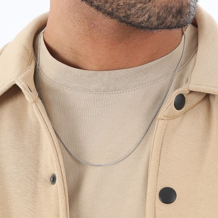 LBO - Collana a maglie con cordoni d'argento da 1,5 mm