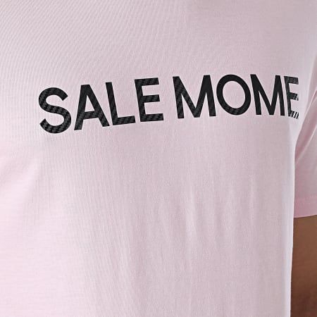 Sale Môme Paris - Tee Shirt Carbone Lapin Rose Noir
