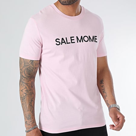 Sale Môme Paris - Tee Shirt Carbone Lapin Rose Noir