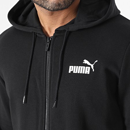 Puma - Chaqueta con capucha y cremallera 848768 Negro