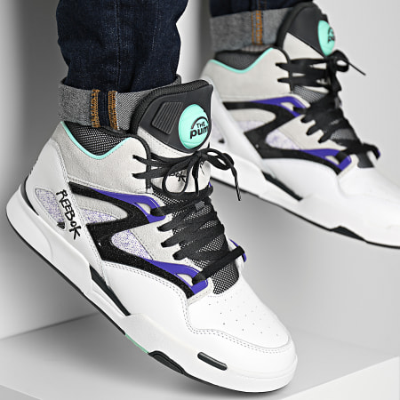 Reebok - Pump Omni Zone II Sneakers HR0110 Footwear White Pure Grey Mint