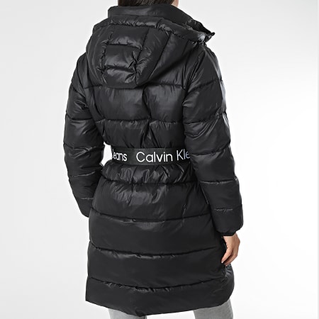 Calvin Klein - Doudoune Capuche Femme 1371 Noir