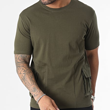 Classic Series - Kaki Groen Pocket Tee-shirt