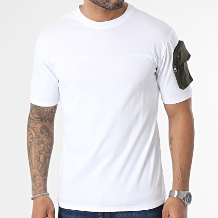 Classic Series - T-shirt bianca con taschino