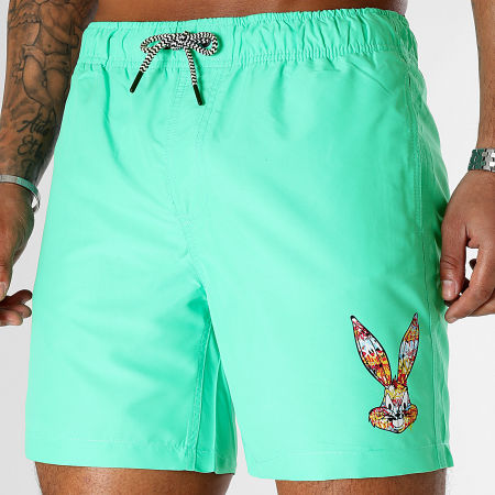 Serviette De Bain Ou Drap De Plage Looney Tunes Bugs Bunny - Microfibre 70x140 Cm - Léger Et Absorbant