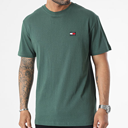 Tommy Jeans - Camiseta Large Classic Tommy 6320 Verde