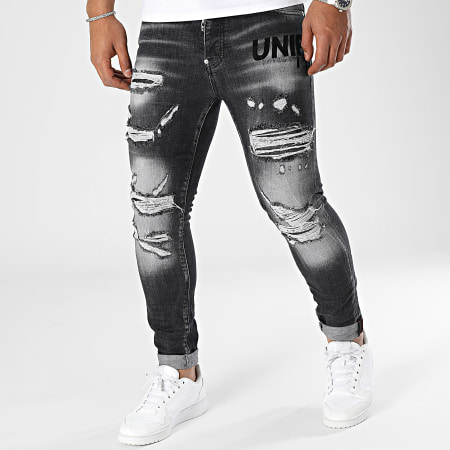 Uniplay - Jeans skinny neri