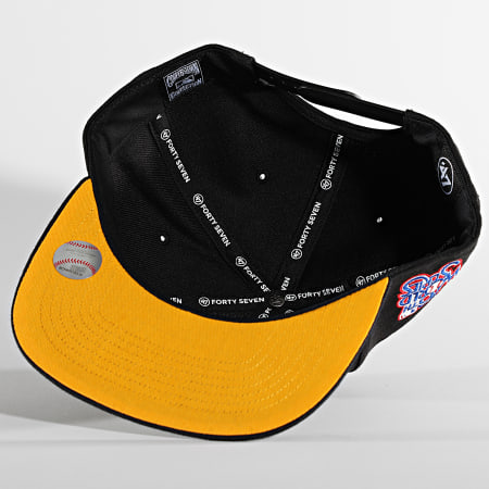 '47 Brand - Capitán Serie Mundial Pittsburgh Pirates Snapback Cap Negro