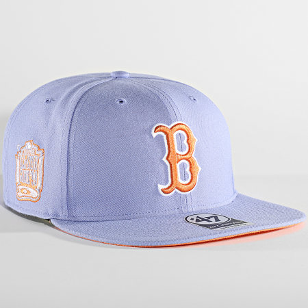 '47 Brand - Capitán Boston Red Sox Purple Snapback Cap