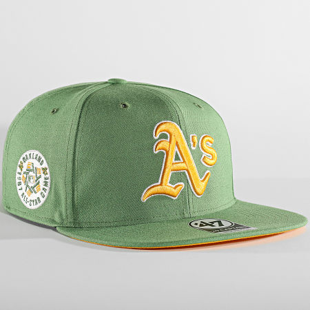 '47 Brand - Capitán Oakland Athletics Snapback Cap Verde