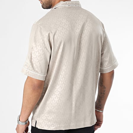 Adidas Originals - Camicia Mono AOP a maniche corte IJ7461 Beige