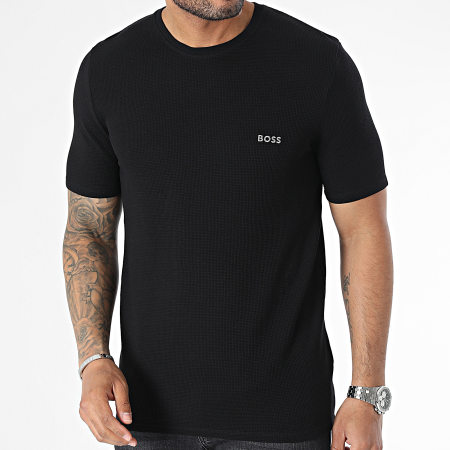 BOSS - Camiseta Waffle 50480834 Negro