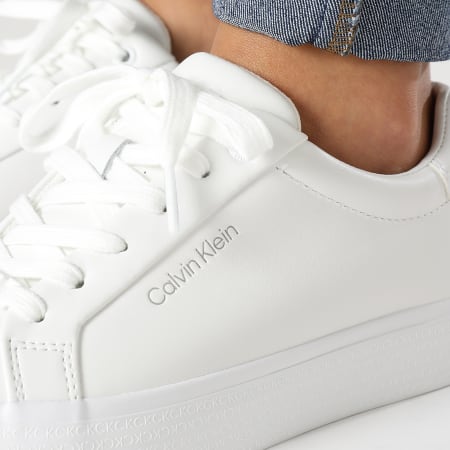 Calvin Klein - Zapatillas Vulcan Lace Up Nano 1066 CK White para mujer