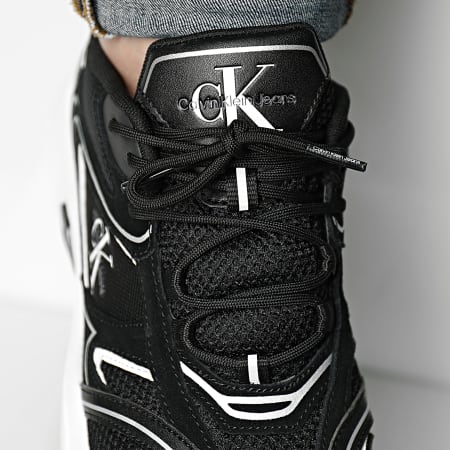 Calvin Klein - Baskets Retro Tennis 0589 Black White
