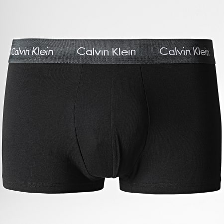 Calvin Klein - Set di 3 boxer in cotone elasticizzato U2664G nero