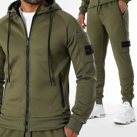 LBO - Ensemble De Survetement Cargo 0130 Vert Kaki