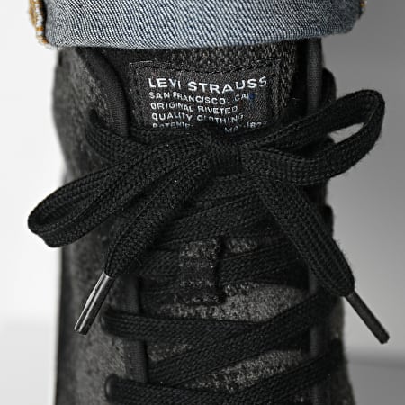 Levi's - Sneakers alte quadrate 233007 Nero regolare