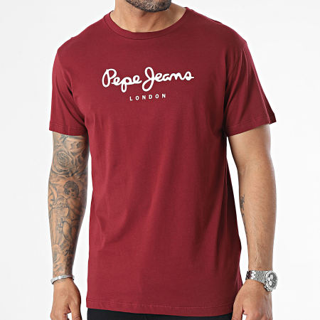 Pepe Jeans - Eggo Tee Shirt Bordeaux