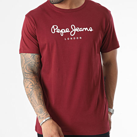 Pepe Jeans - Camiseta Eggo Burdeos