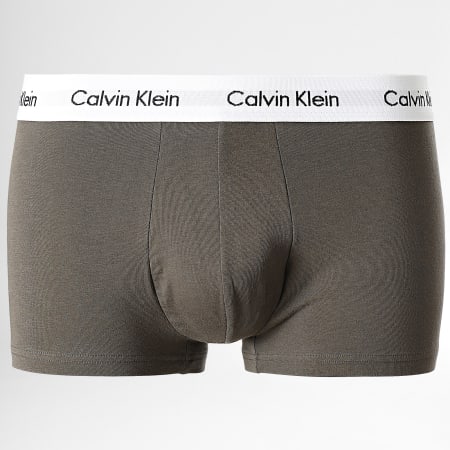Calvin Klein - Lot De 3 Boxers U2664G Orange Gris Vert Kaki