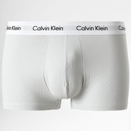 Calvin Klein - Lot De 3 Boxers U2664G Orange Gris Vert Kaki