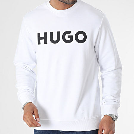 HUGO - Crewneck Sudadera Dem 50477328 Blanco
