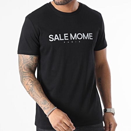 Sale Môme Paris - Plata Negro Teddy Grappling Camiseta