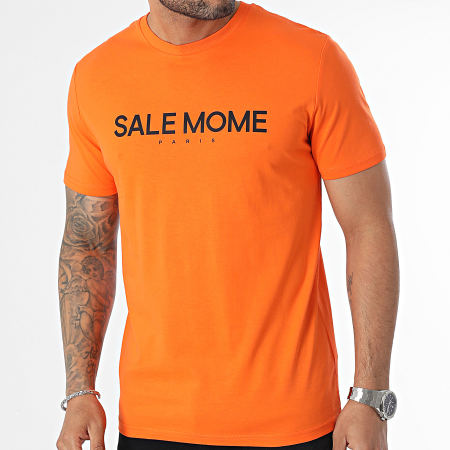 Sale Môme Paris - Naranja Negro Teddy Grappling Camiseta