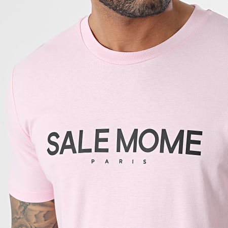 Sale Môme Paris - Maglietta Grappin Lapin Rose Noir